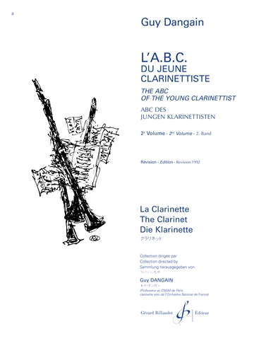 L’ABC du jeune clarinettiste. Volume 2 Visuell